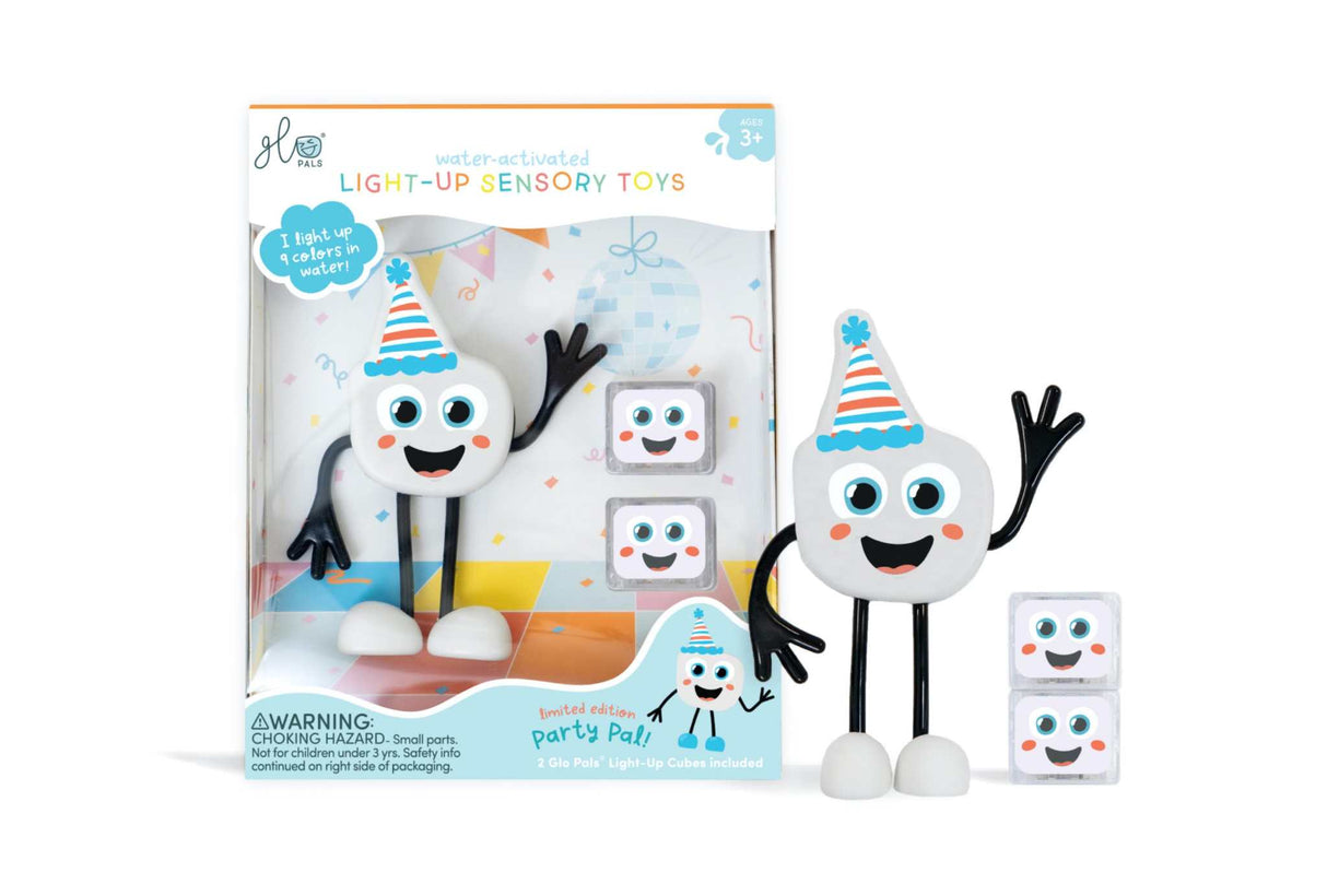 Leuchtwürfel Glo Pals Badewürfel mit bunten Farben und biegsamen Armen für Kinder ab 3 Jahren