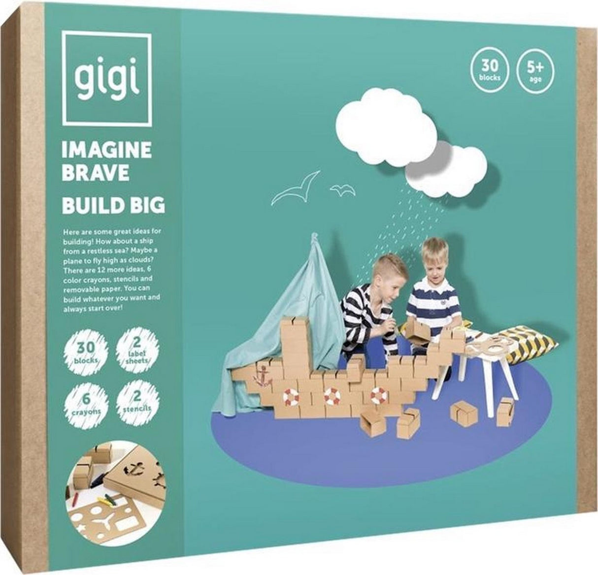 GIGI Bloks XL-Mechaniker (30 Brick)
