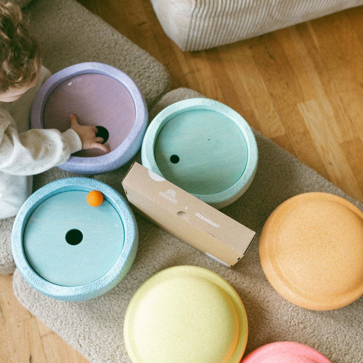 Grimms x Stapelstein Set pastel