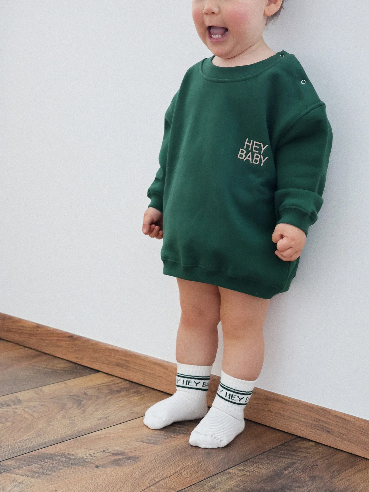 HEY BABY Socken grün