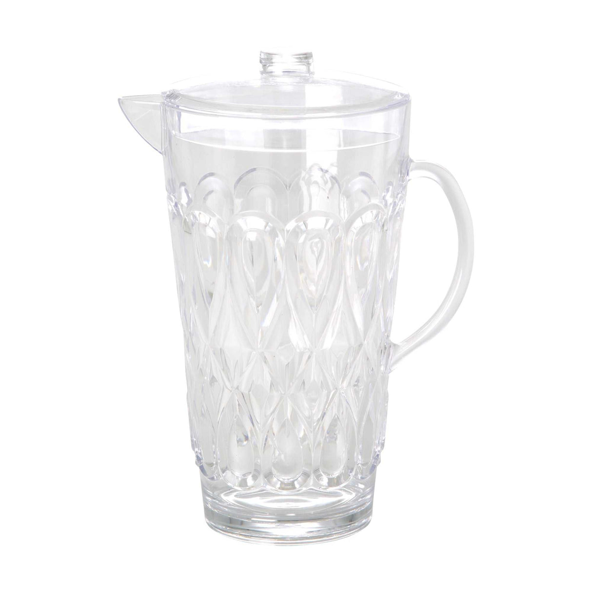 Acrylic Jug with Swirly Embossed Details