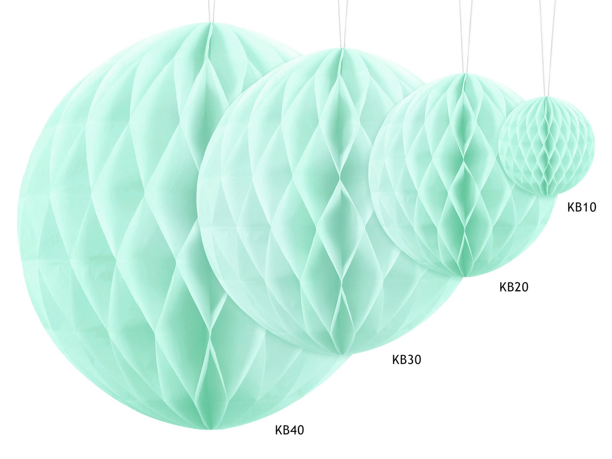 Honeycomb Ball, light mint