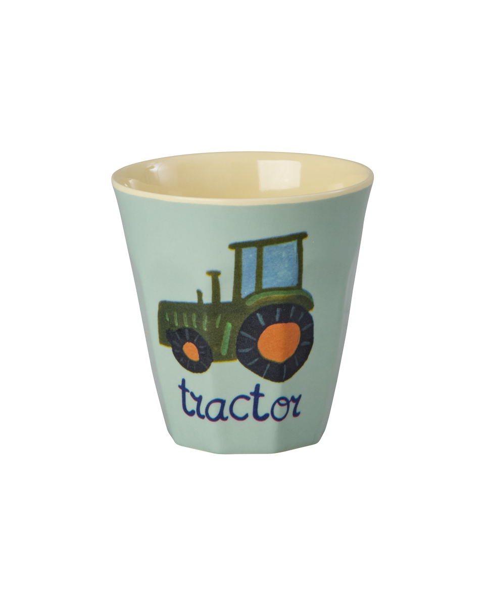 Kinderbecher Set 6er Pack/ ABC Print blau 160 ml