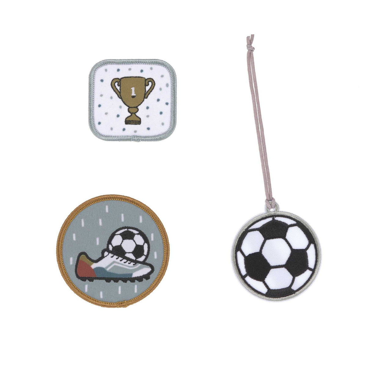 School Patches Set Football