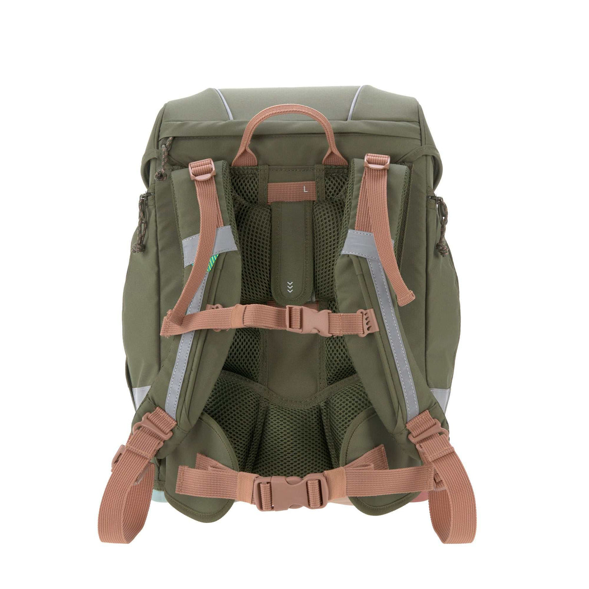 Schulranzen-Set 7-teilig, Boxy Unique olive