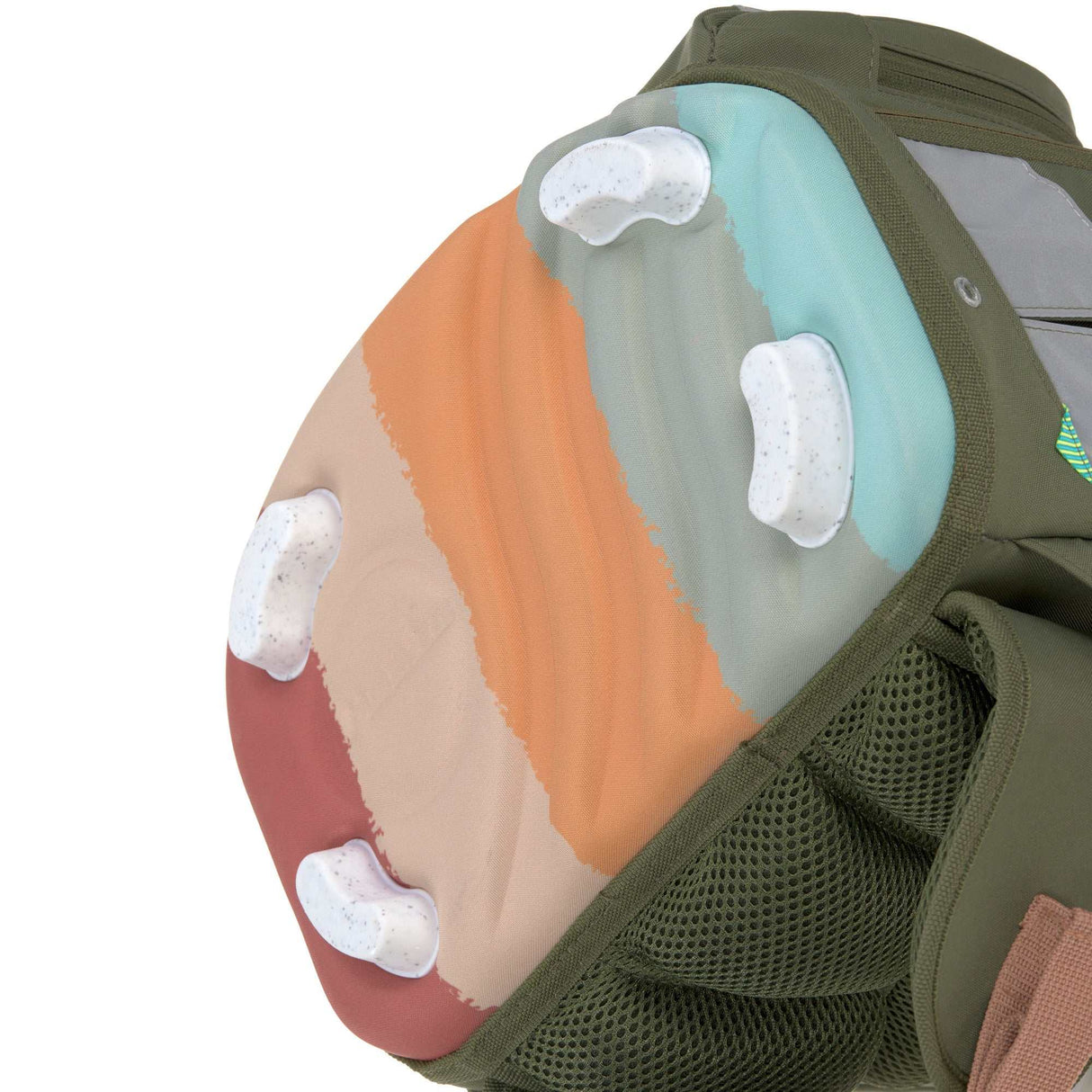 Schulranzen-Set 7-teilig, Boxy Unique olive