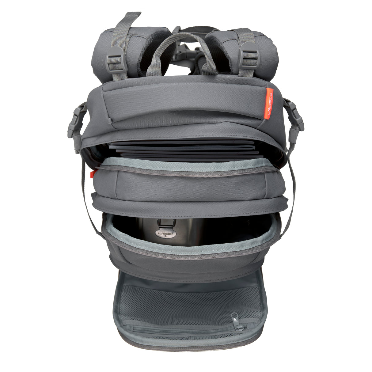 Schulrucksack Origin Bold Anthrazit/Grau