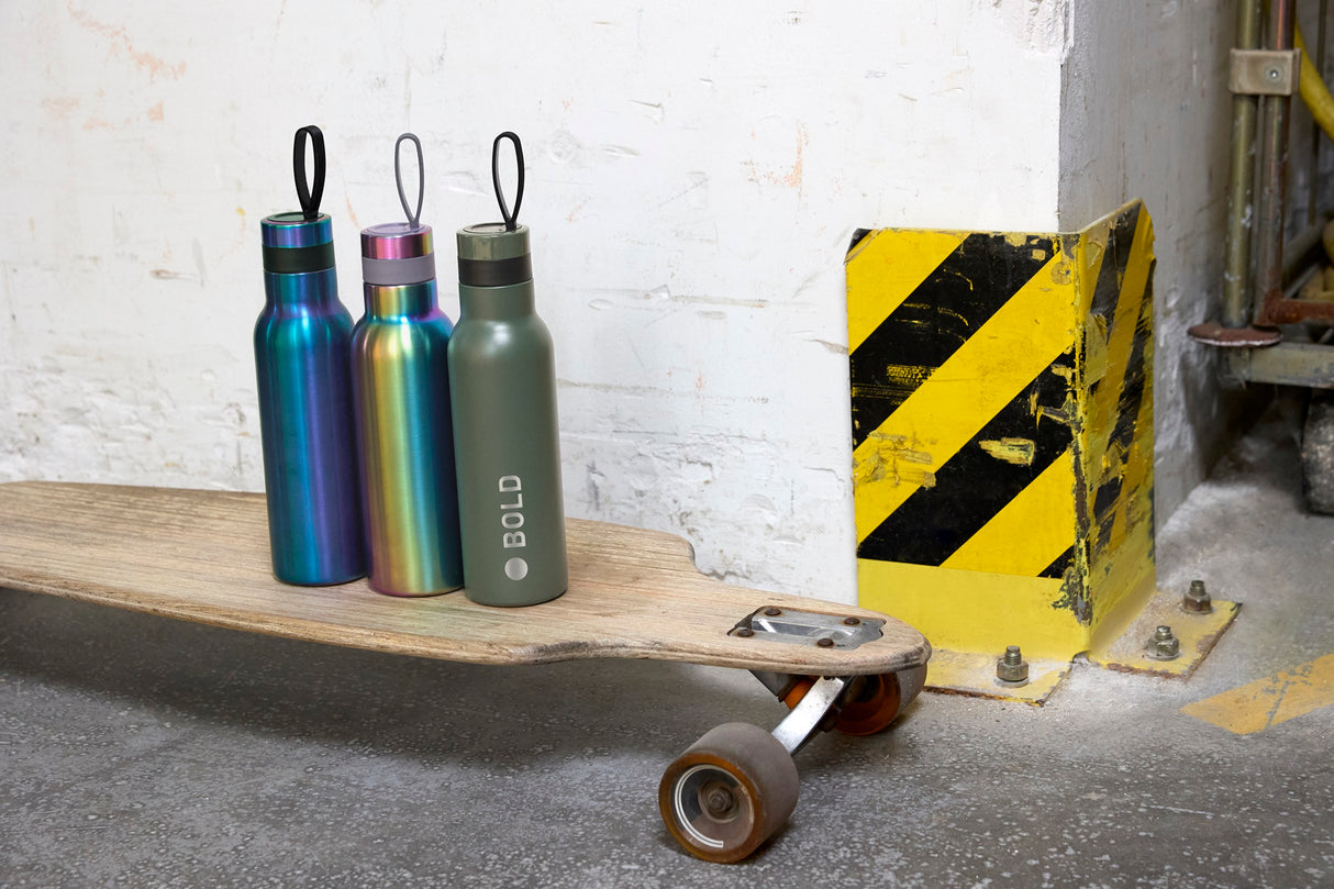 Doppelwandige Edelstahl Trinkflasche - Bold 500ml
