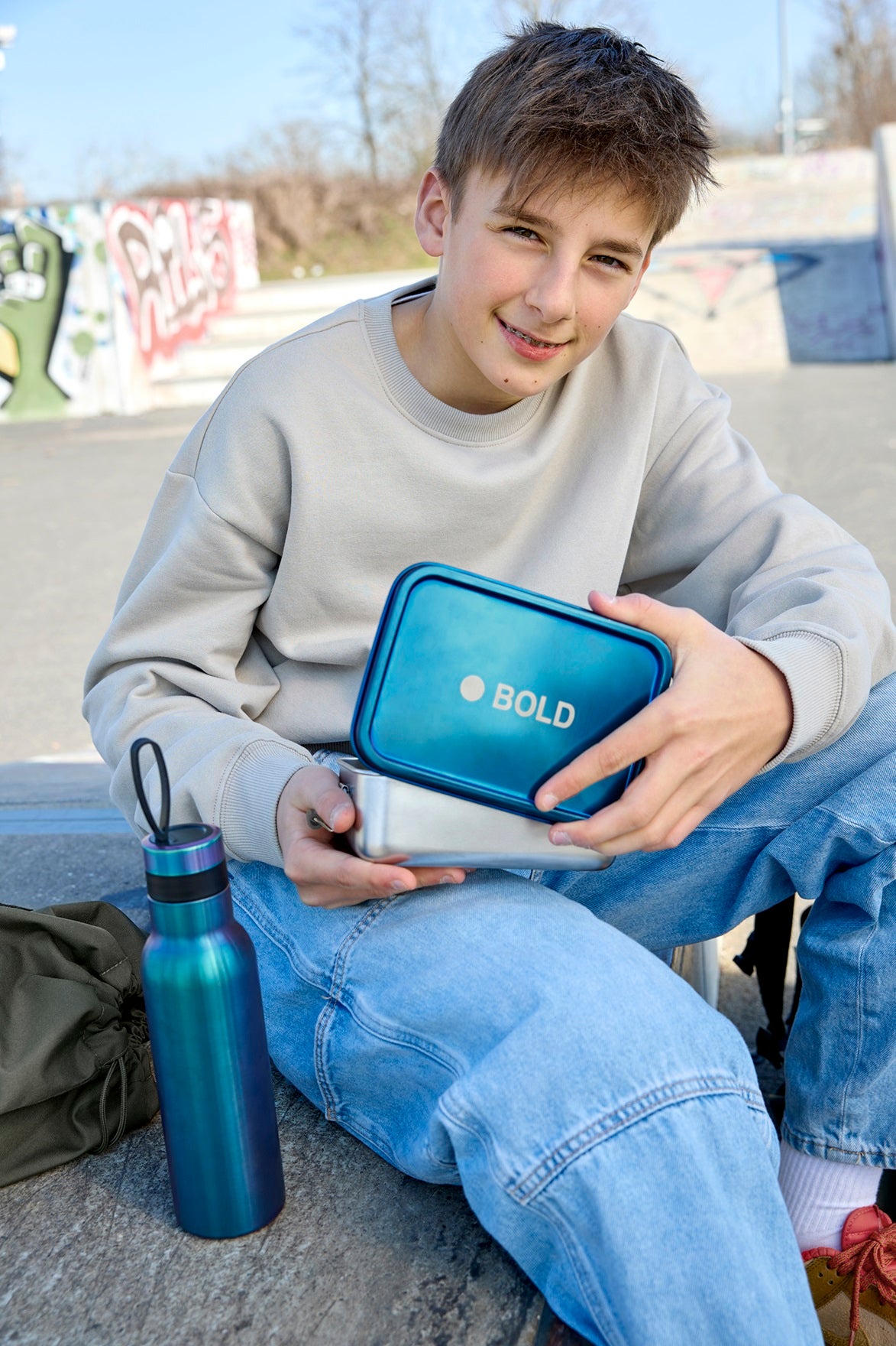 Lunchbox Bold - Edelstahl