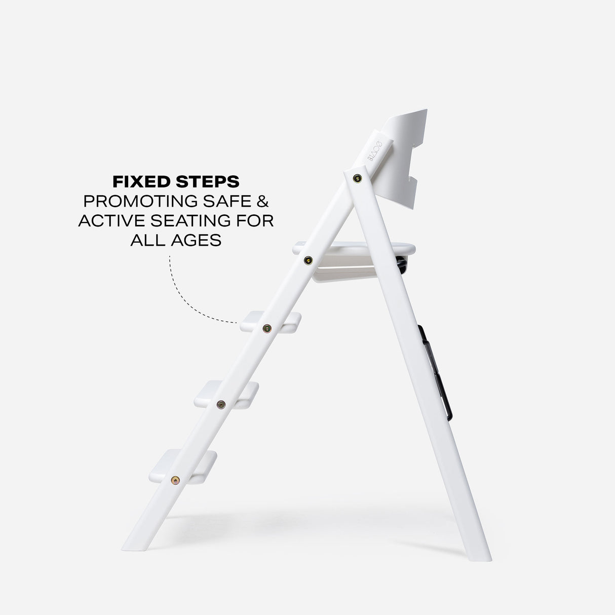 Klapp Hochstuhl/ Buche White