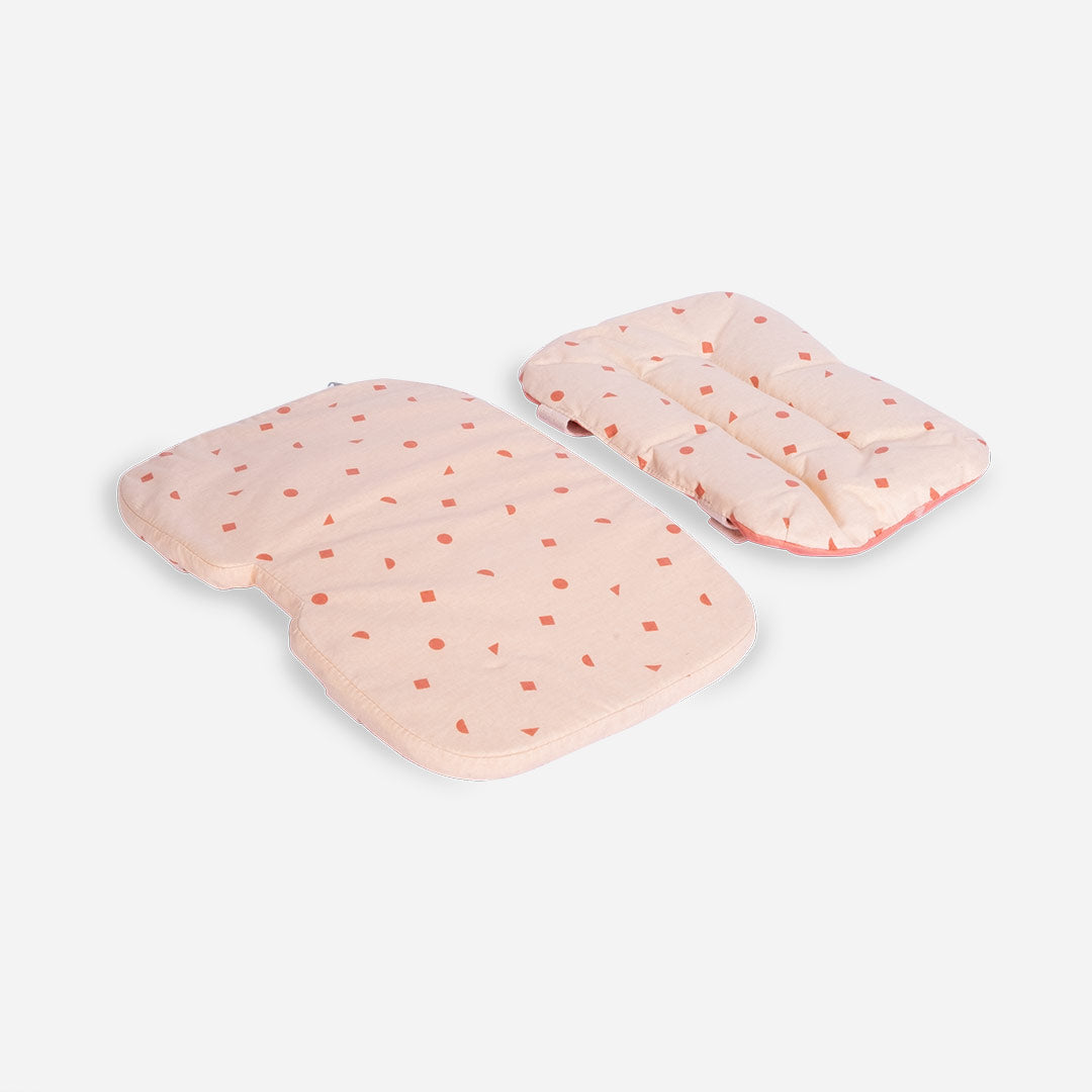 Klapp Kissen Set/ Coral Pink