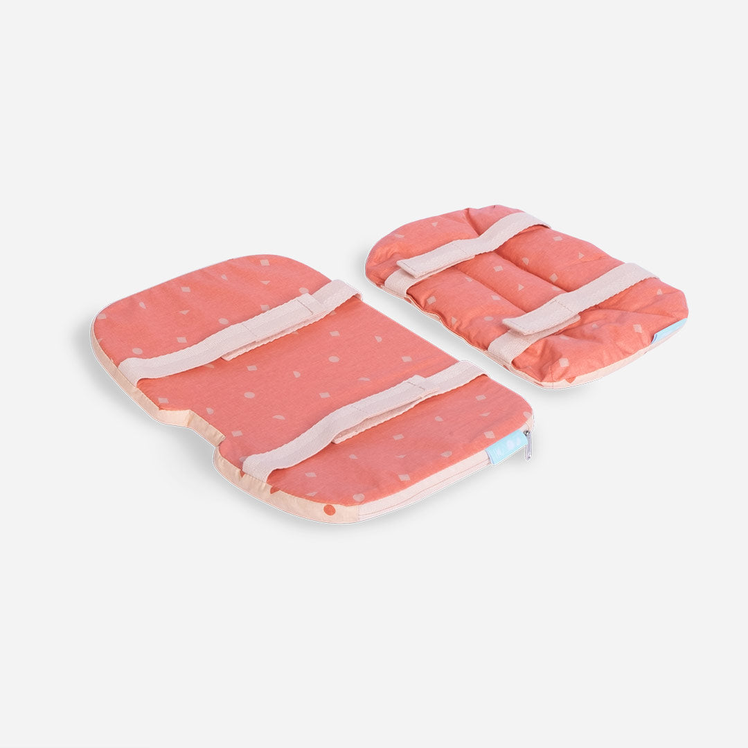 Klapp Kissen Set/ Coral Pink
