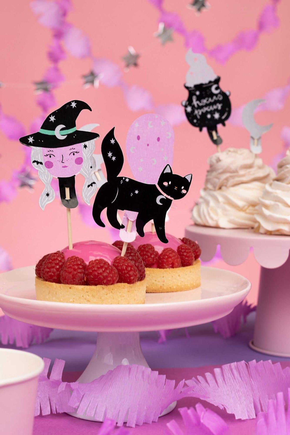 Halloween Dekorationen für Muffins