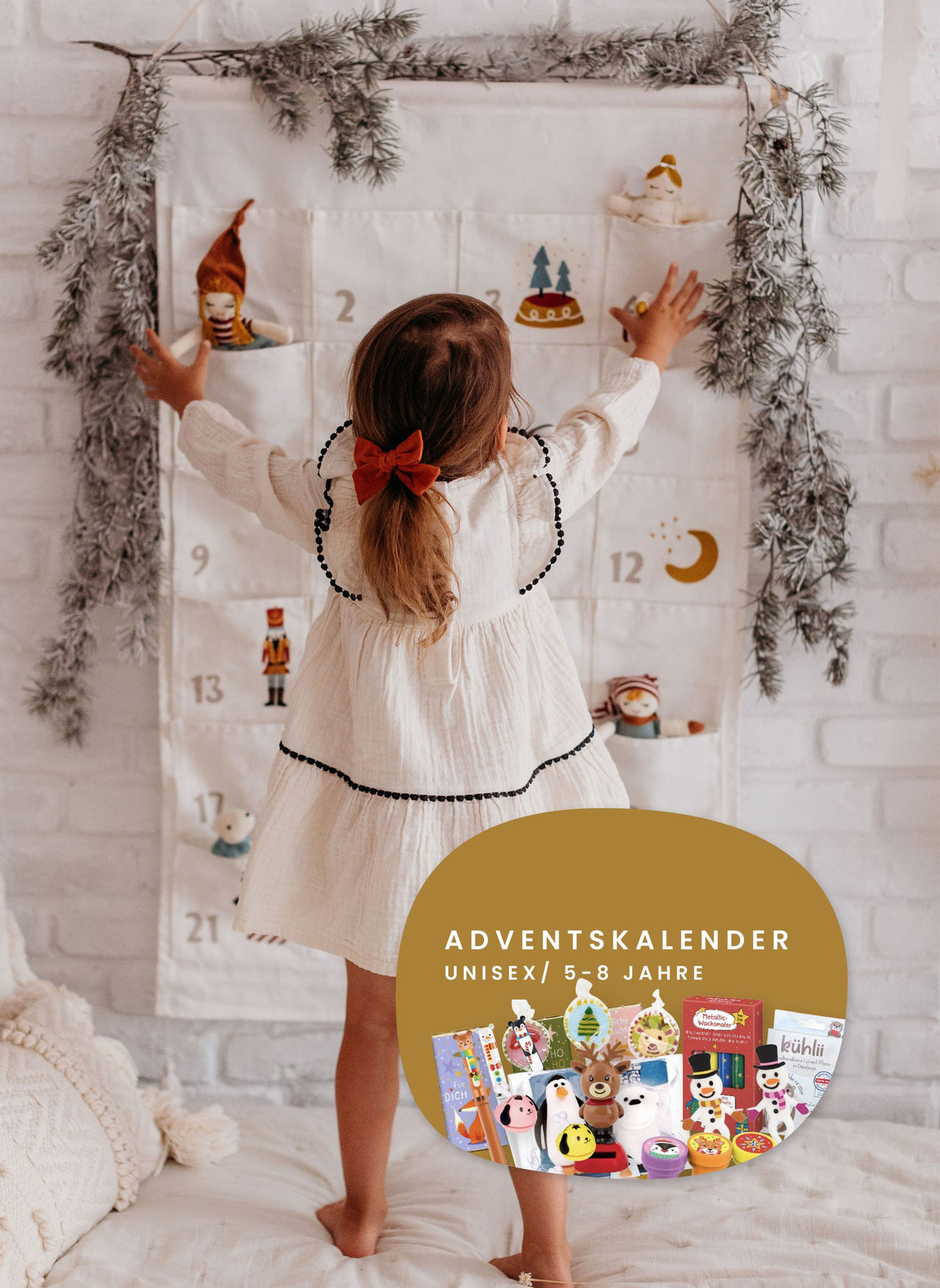 Adventskalender & Füllung Unisex 5-8 Jahre