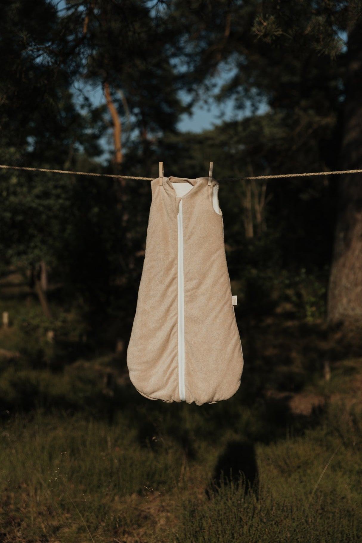 Kugelschlafsack Mäxchen Thermo Frottier/ natur Größe 104