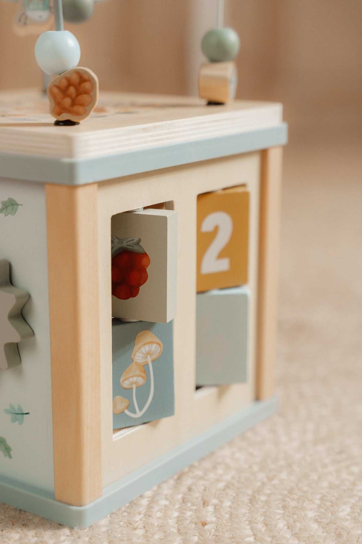 Holz-Aktivitäten-Würfel/ Forest Friends