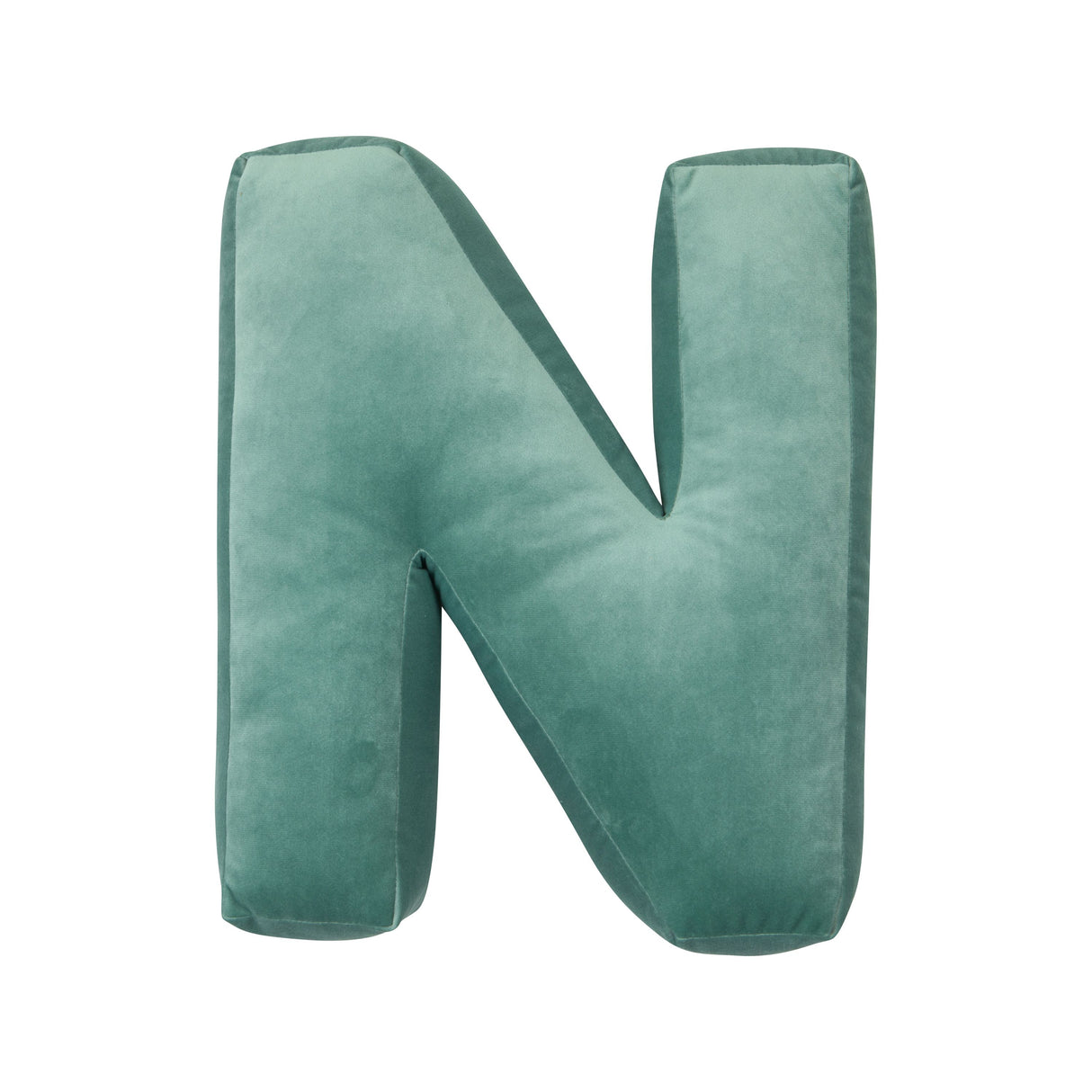 Velourkissen Buchstabe N