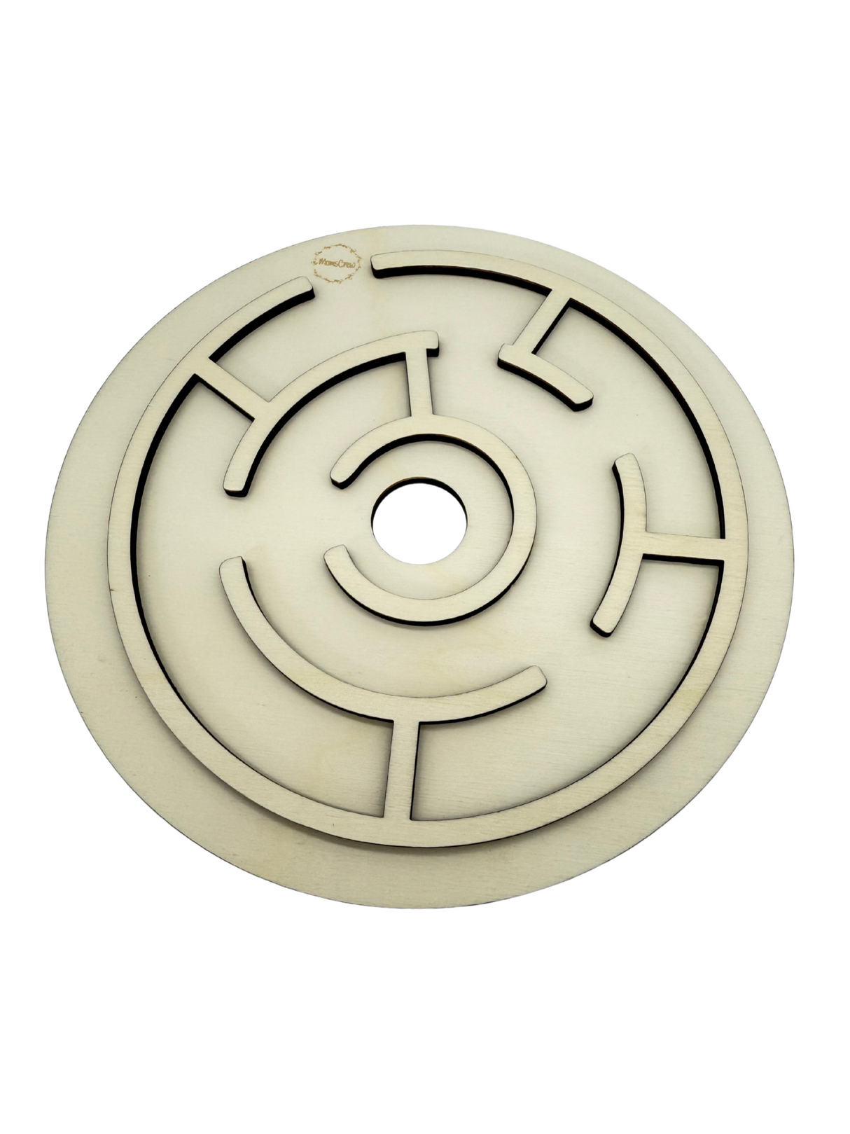 Set: Labyrinth + 5 Holzkugeln (Ergänzung für Stapelsteine)