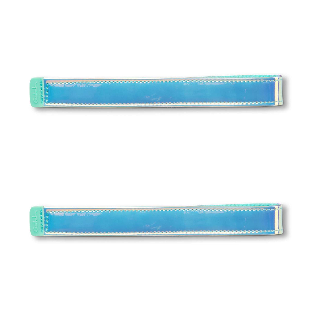 Swaps Glossy Mint colorful interchangeable school bag accessories with Velcro for trendy kids