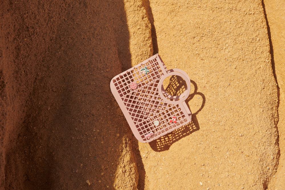 Samantha Korb mit Anhänger/ Rose