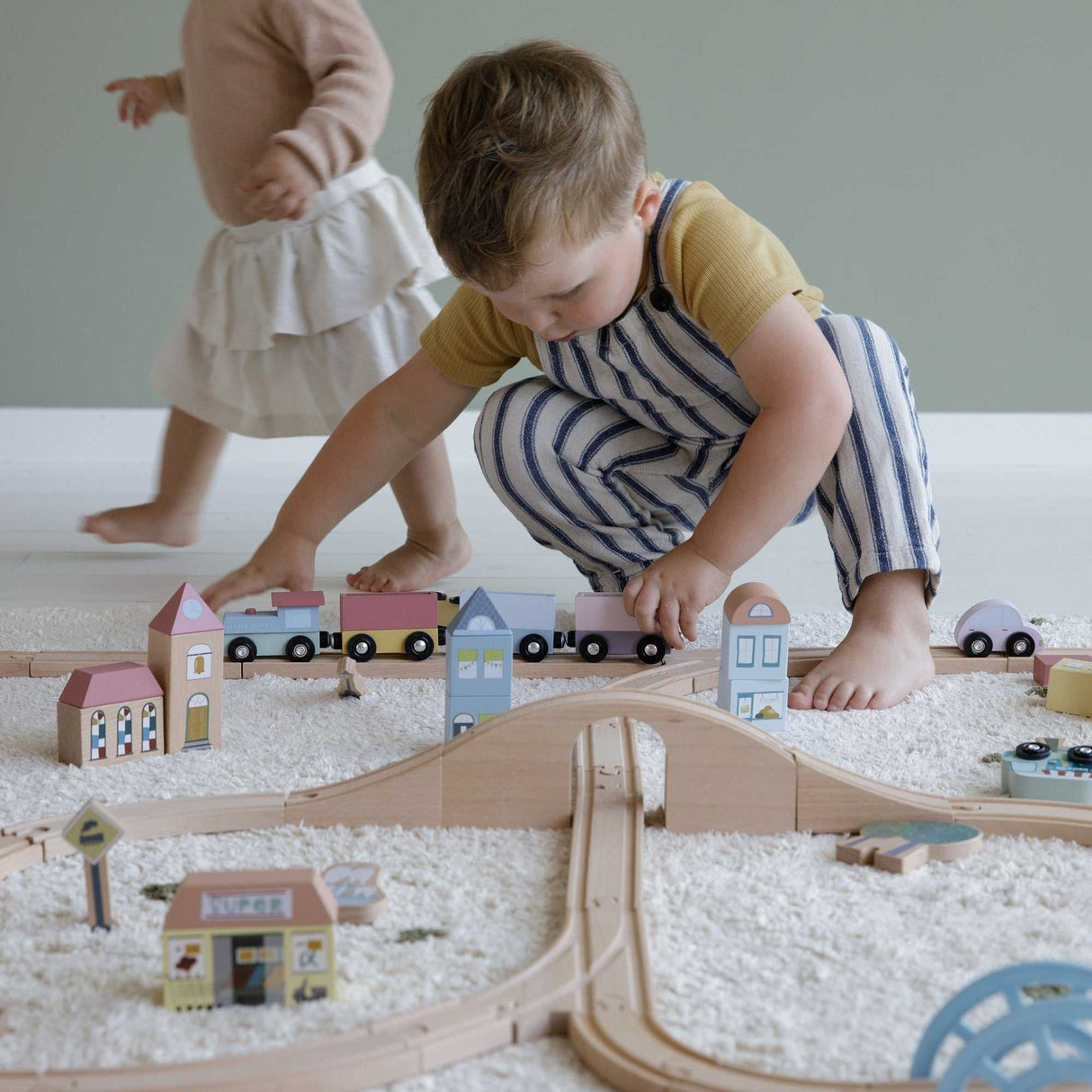 Eisenbahnschienen City
