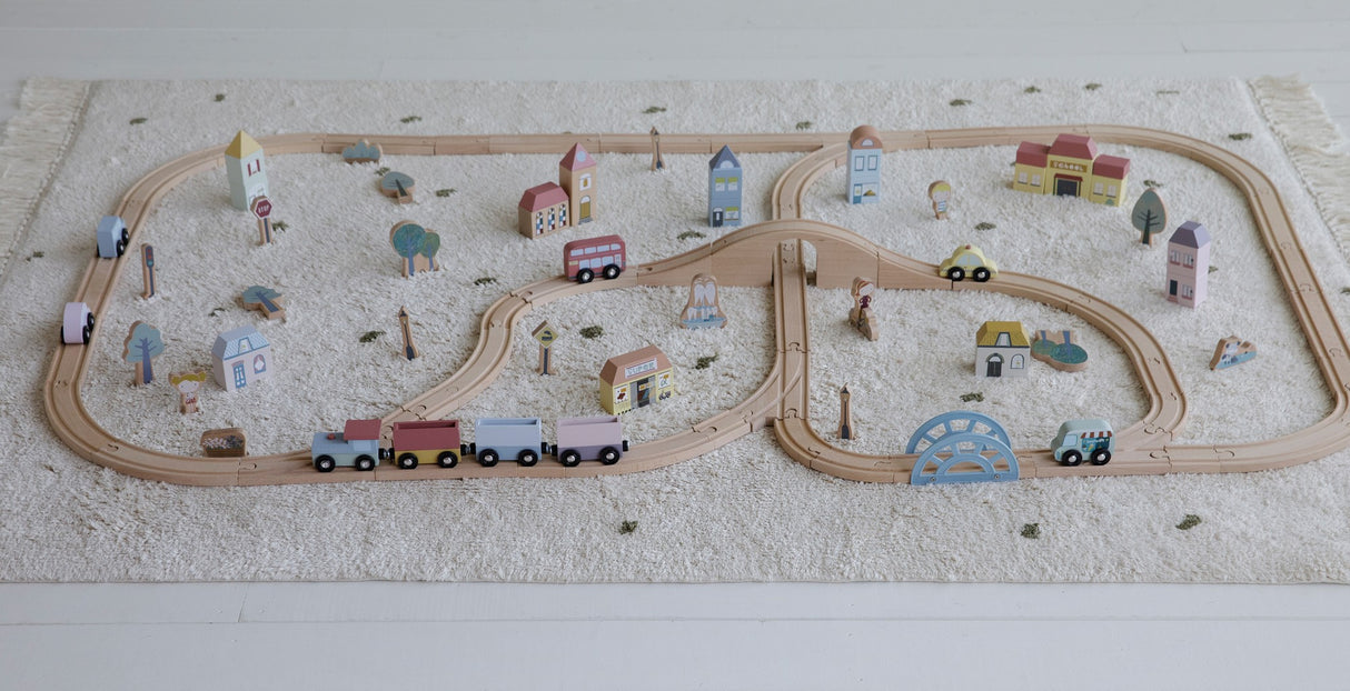 Eisenbahnschienen City