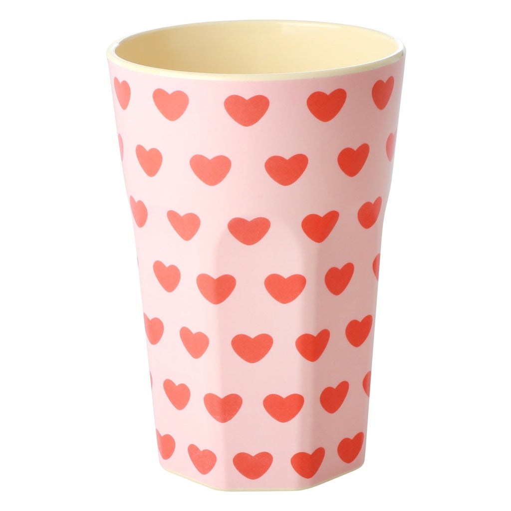 Großer Becher/ Heart Print 400 ml