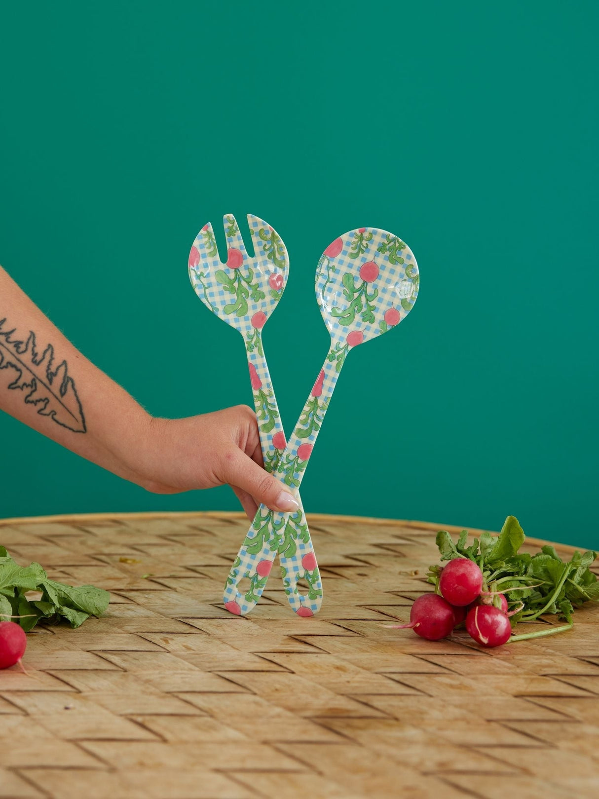 Melamin Salatbesteck/ Ravishing Radish