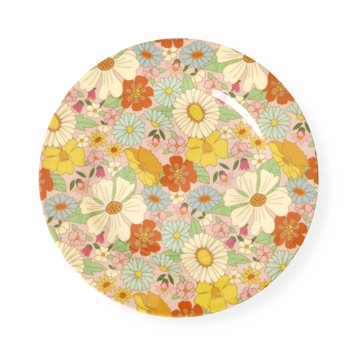 Melaminteller/ Flower Power