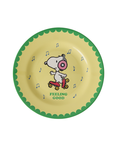 Beilagenteller/ Snoopy Gelb