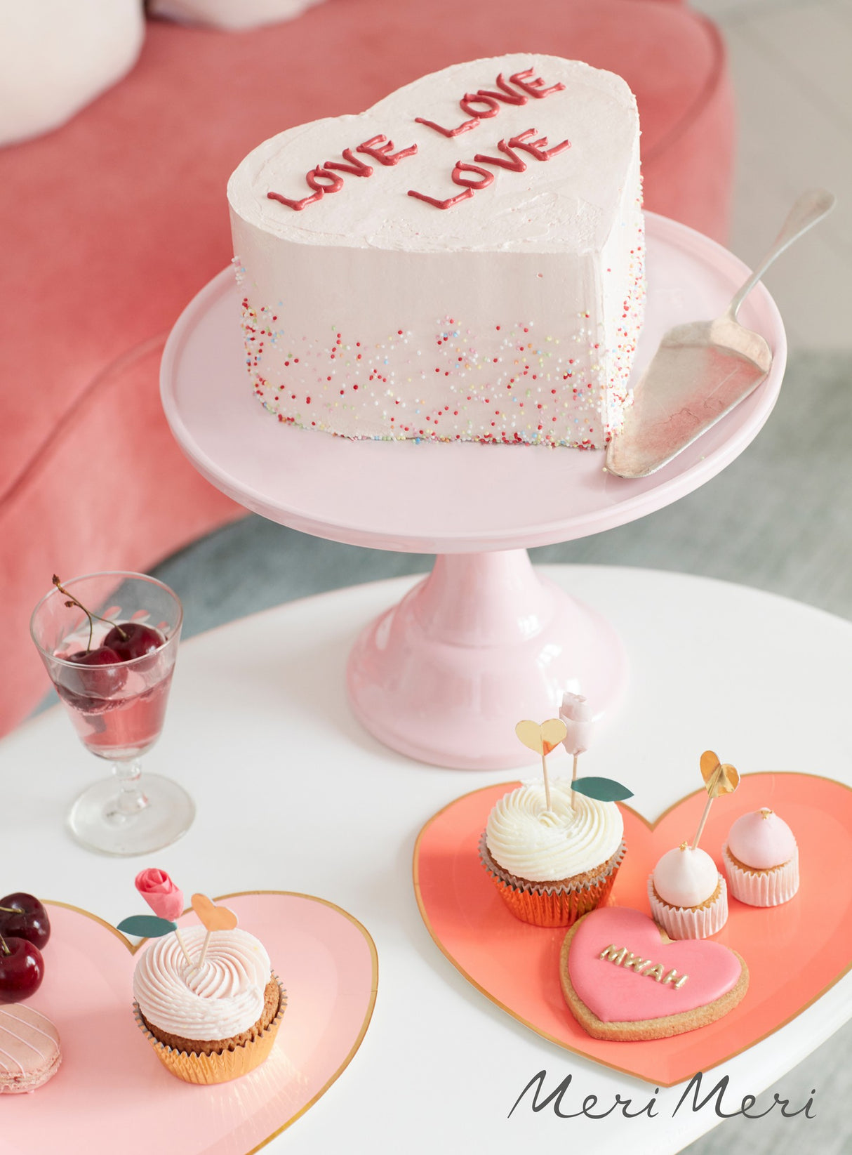 Kleine Partyteller Herz