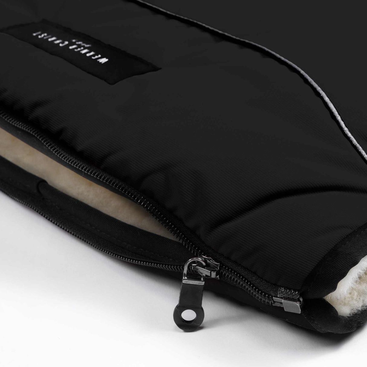 Moffy Lammfell Handwärmer/ schwarz