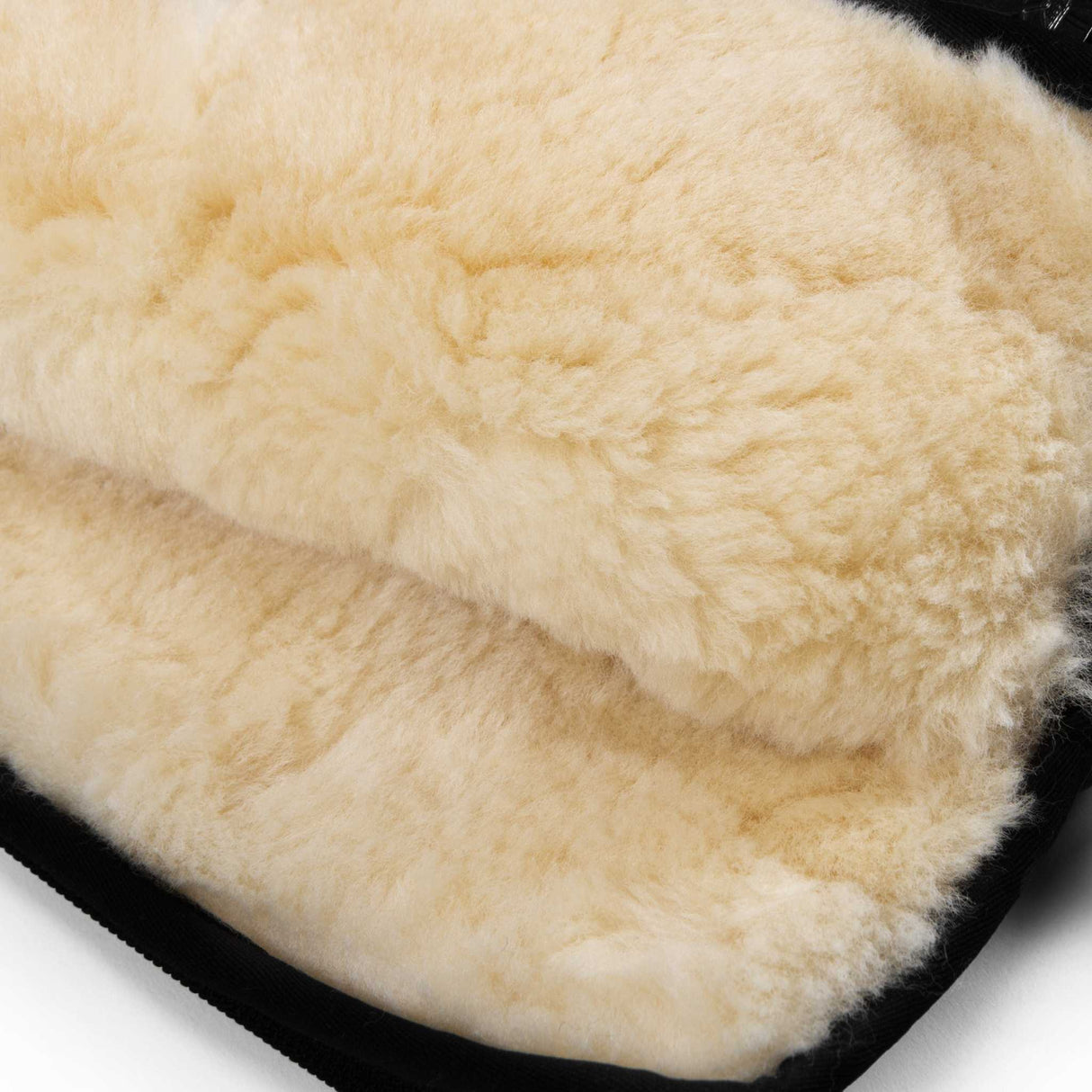 Moffy Lammfell Handwärmer/ schwarz