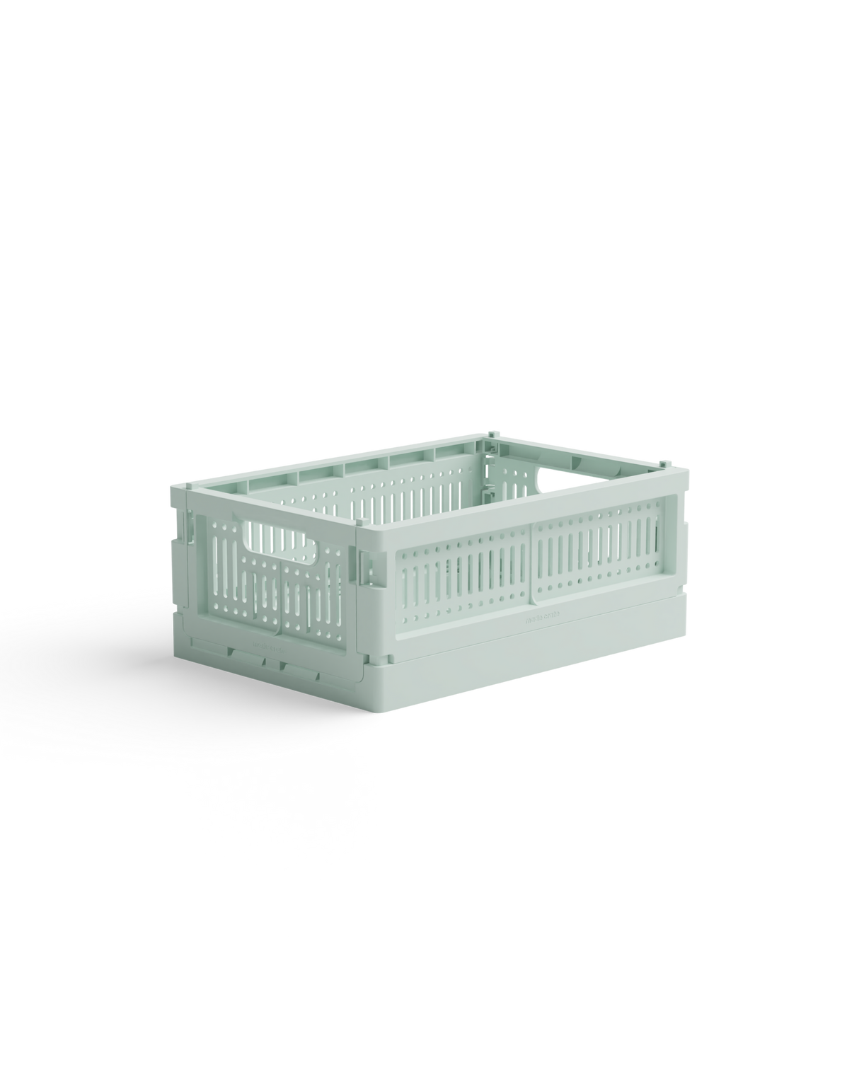 Minty Aufbewahrungsbox mini aus recyceltem Plastik, stapelbar und zusammenklappbar