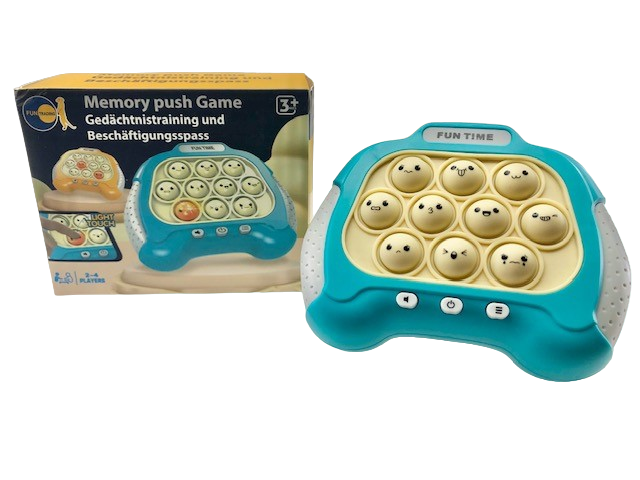 Memory Push Game silicone pop toy with five modes for kids and adults, enhancing coordination and problem-solving skills