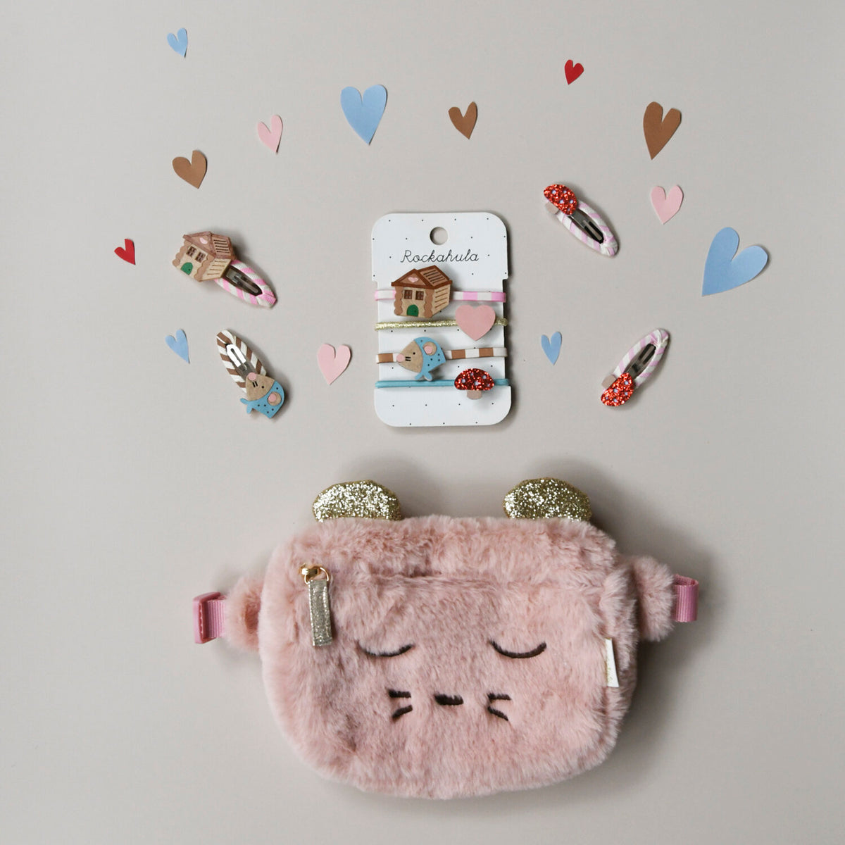 Flauschige Bauchtasche Millie Mouse