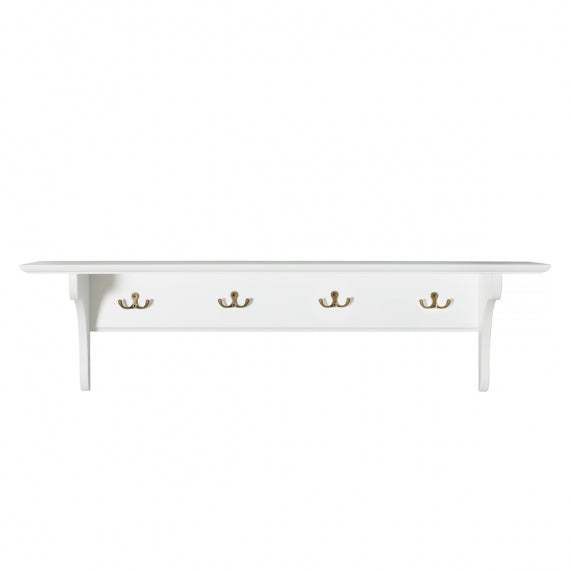 Seaside Wandregal Oliver Furniture Holzregal mit abnehmbaren Haken 60x20 cm