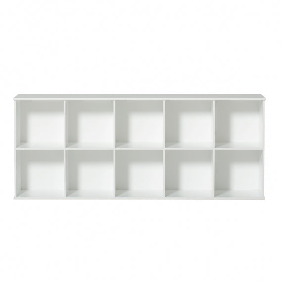 Wood Regal 5x2 mit Sockel