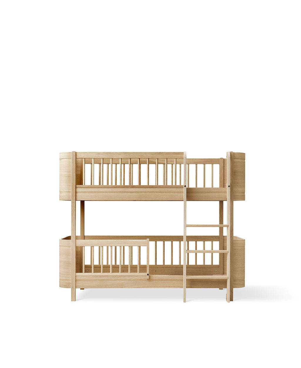 Mini+ halbhohes Etagenbett, Eiche (68x162 cm)
