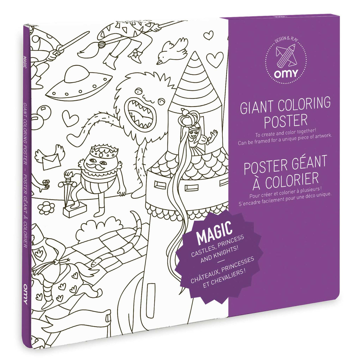 Giant Coloring Poster- Magic