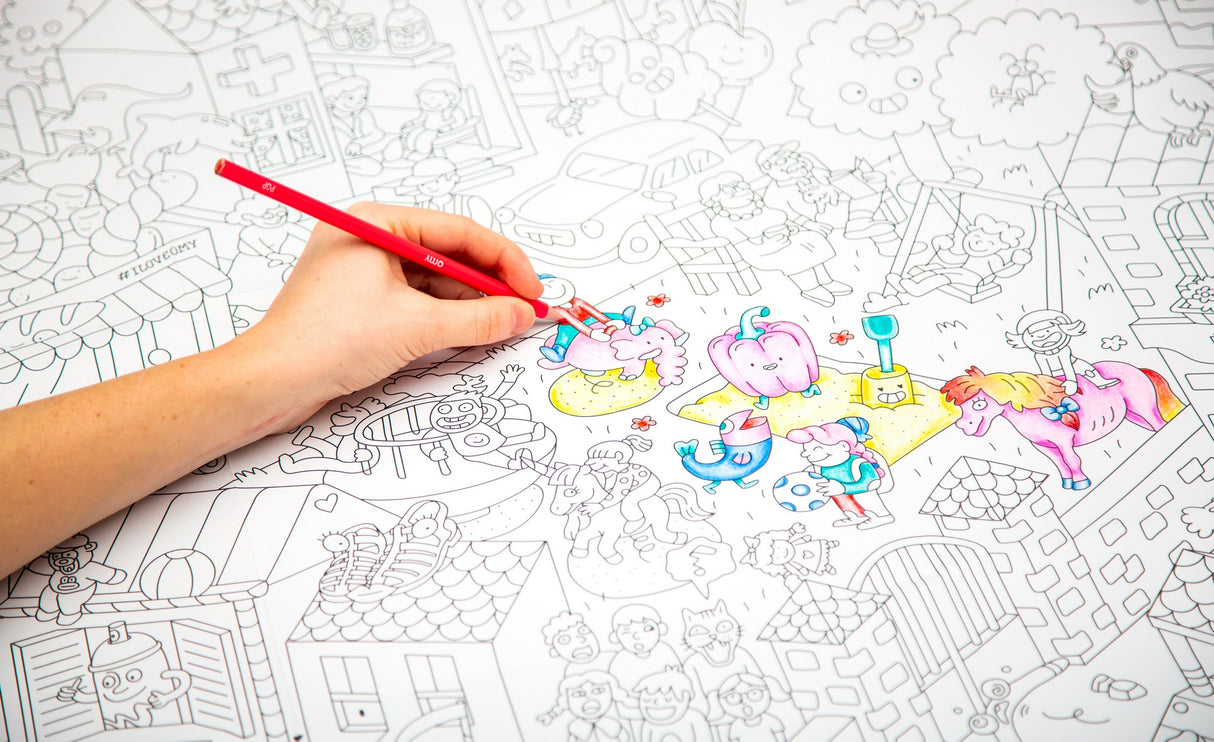 Giant Coloring Poster / Kids Life