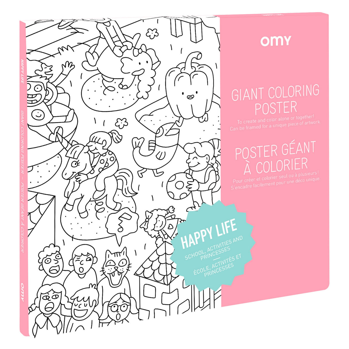 Giant Coloring Poster / Kids Life