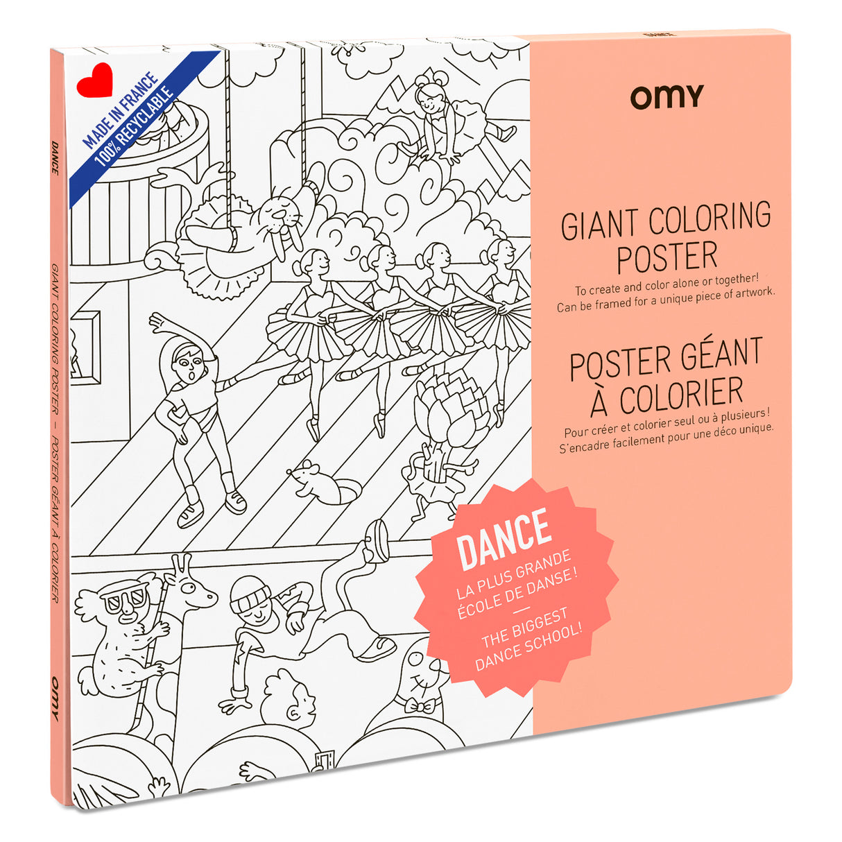 Giant Coloring Poster- Dance