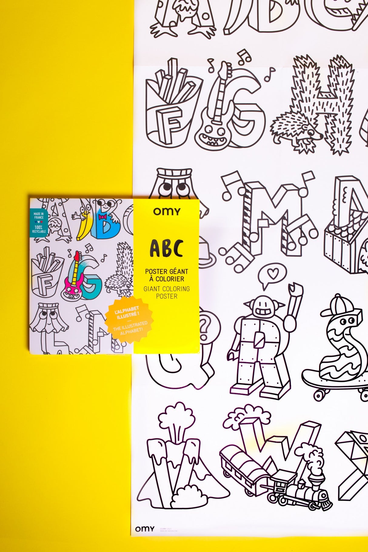 Giant Coloring Poster/ Abc