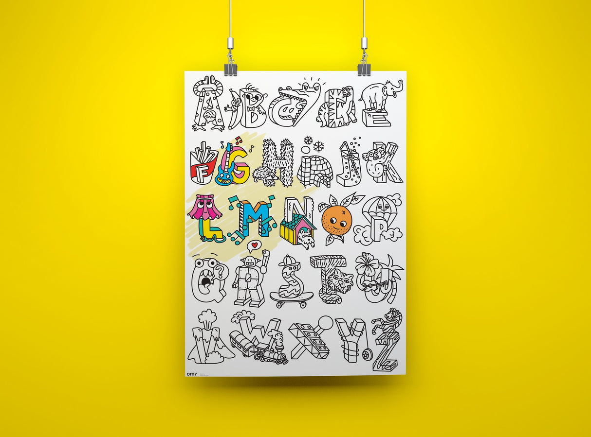 Giant Coloring Poster/ Abc