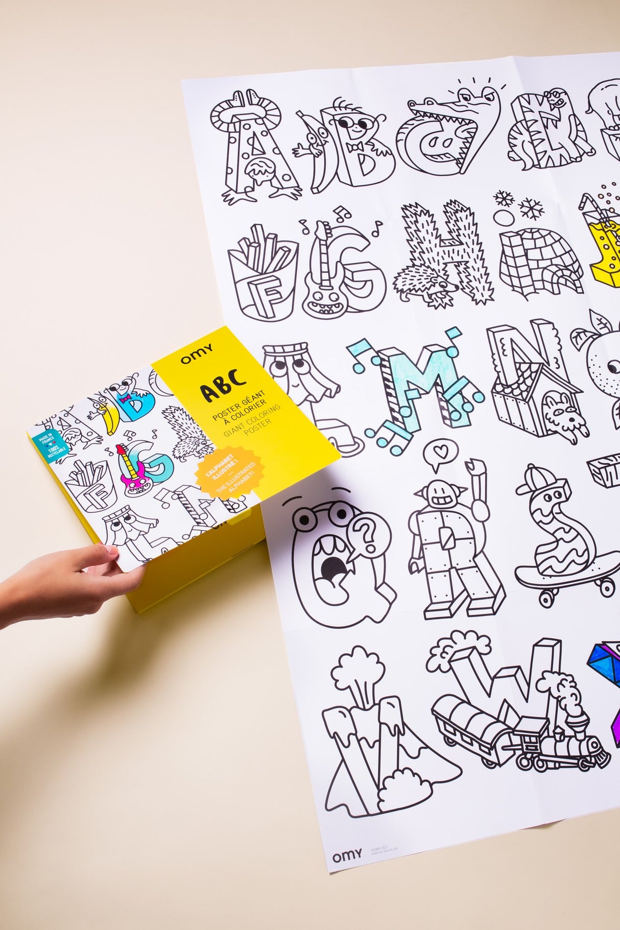Giant Coloring Poster/ Abc