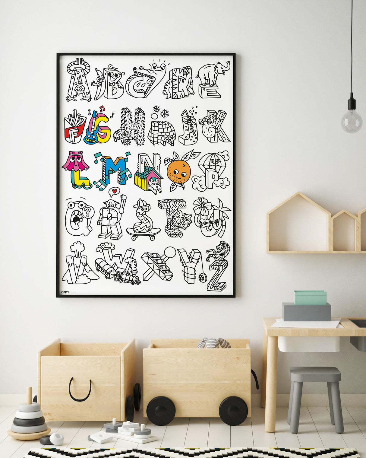 Giant Coloring Poster/ Abc