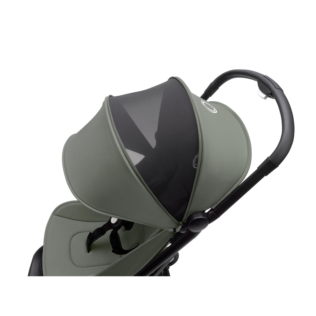 Bugaboo Butterfly City-Kinderwagen komplett schwarz/waldgrün