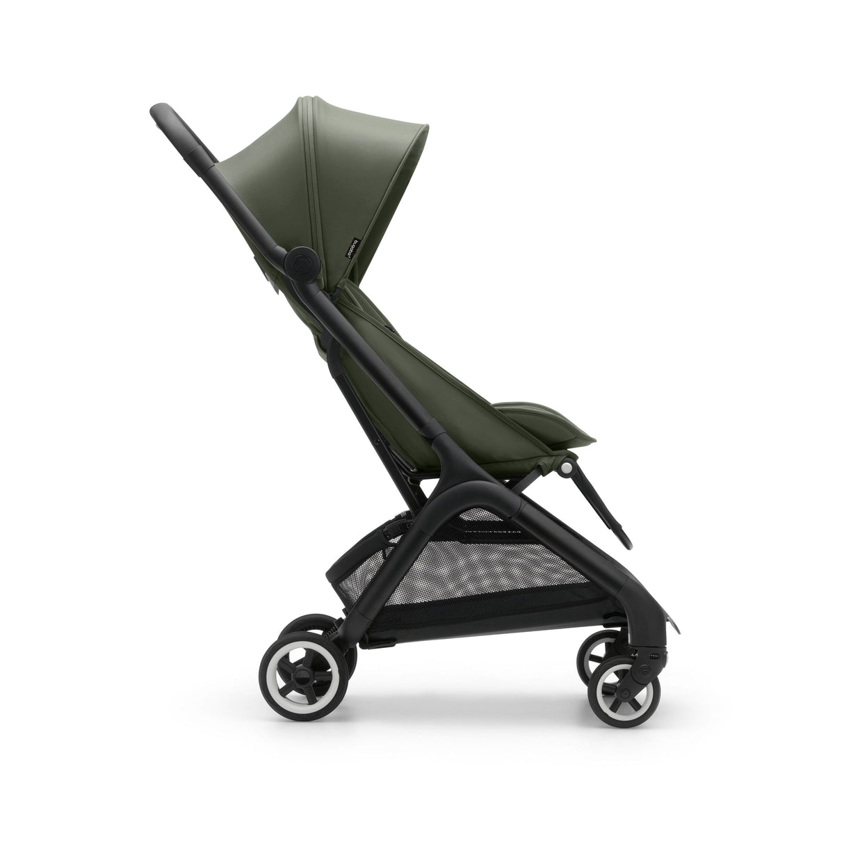 Bugaboo Butterfly City-Kinderwagen komplett schwarz/waldgrün
