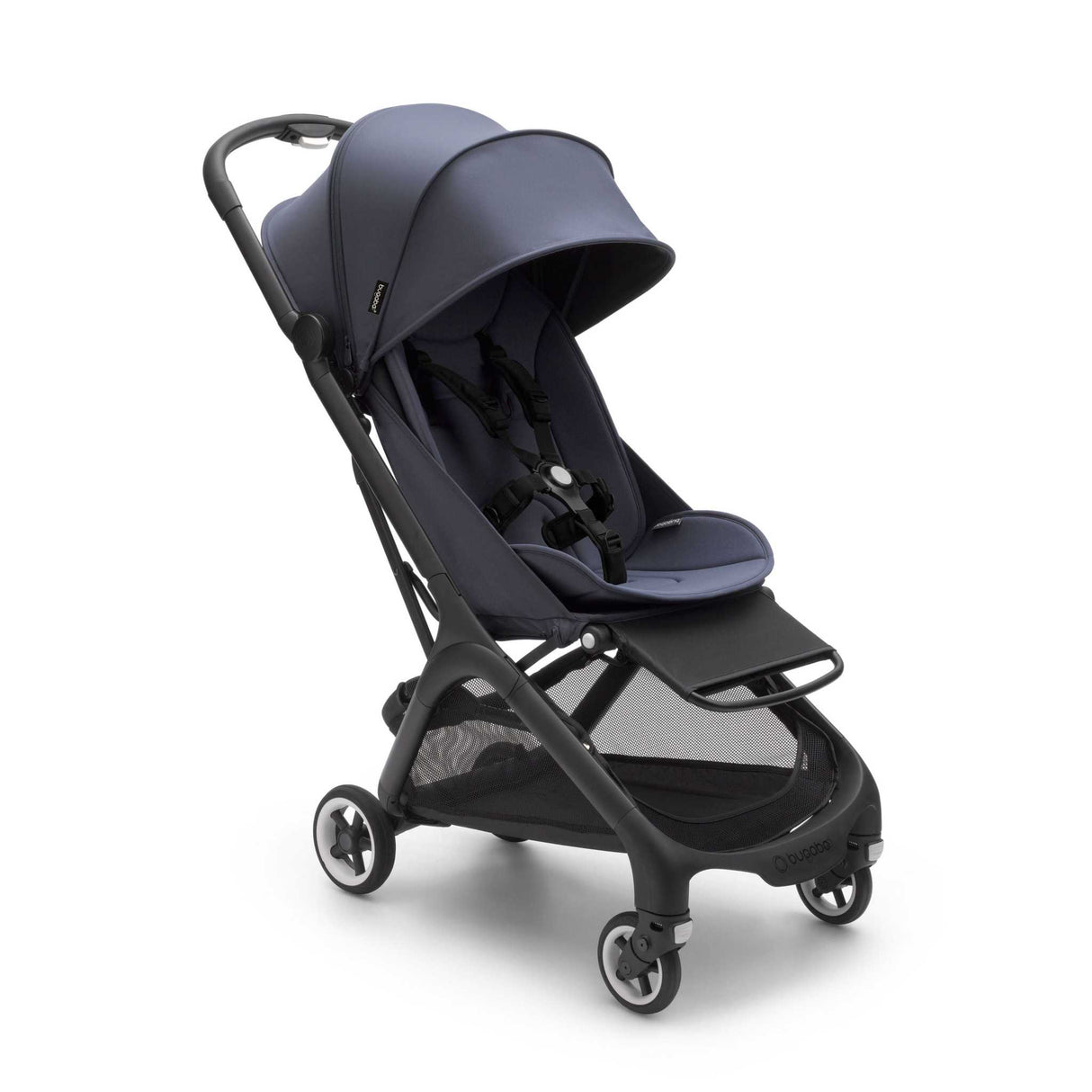 Bugaboo Butterfly City-Kinderwagen komplett schwarz/sturmblau